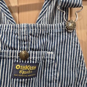 Vintage OshKosh B'gosh Railroad Striped Overalls